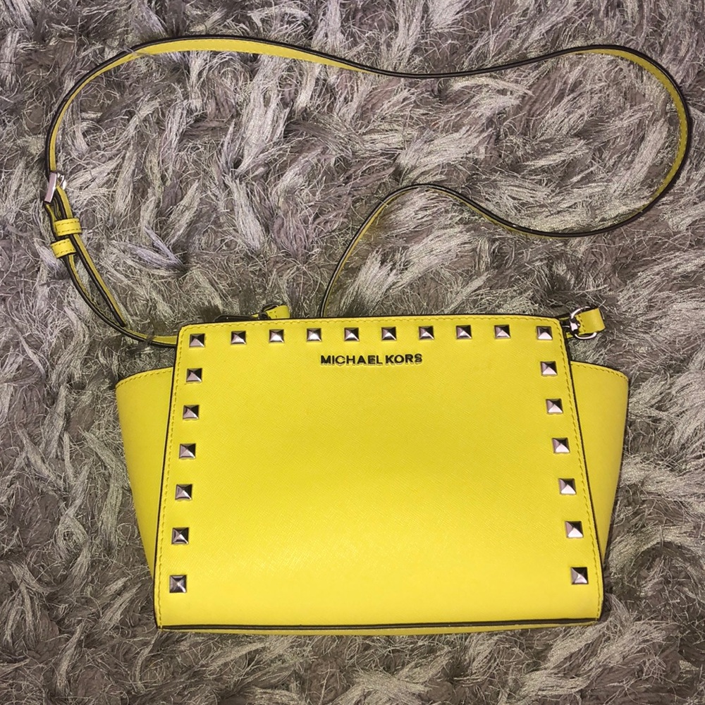 NEON YELLOW MK BAG